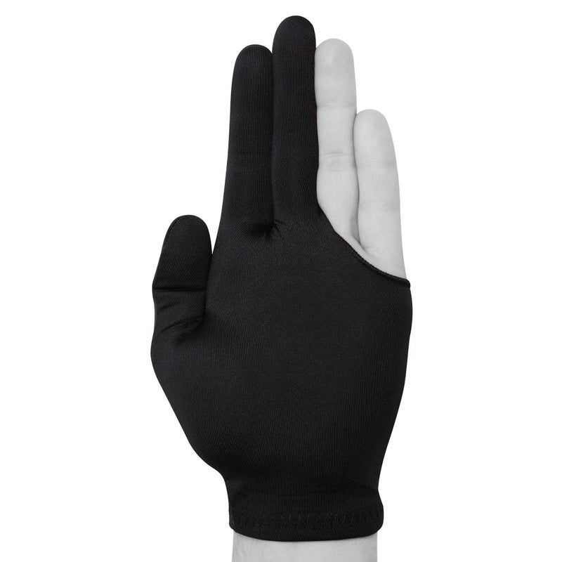 Quality gloves Billiard Fits Either Hand - One Size fits All - Choose Your Color (Black) - Image 3